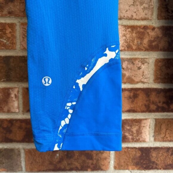 Lululemon Run: Inspire Crop I|Laceoflage Polar Cream Beaming Blue - Picture 9 of 16